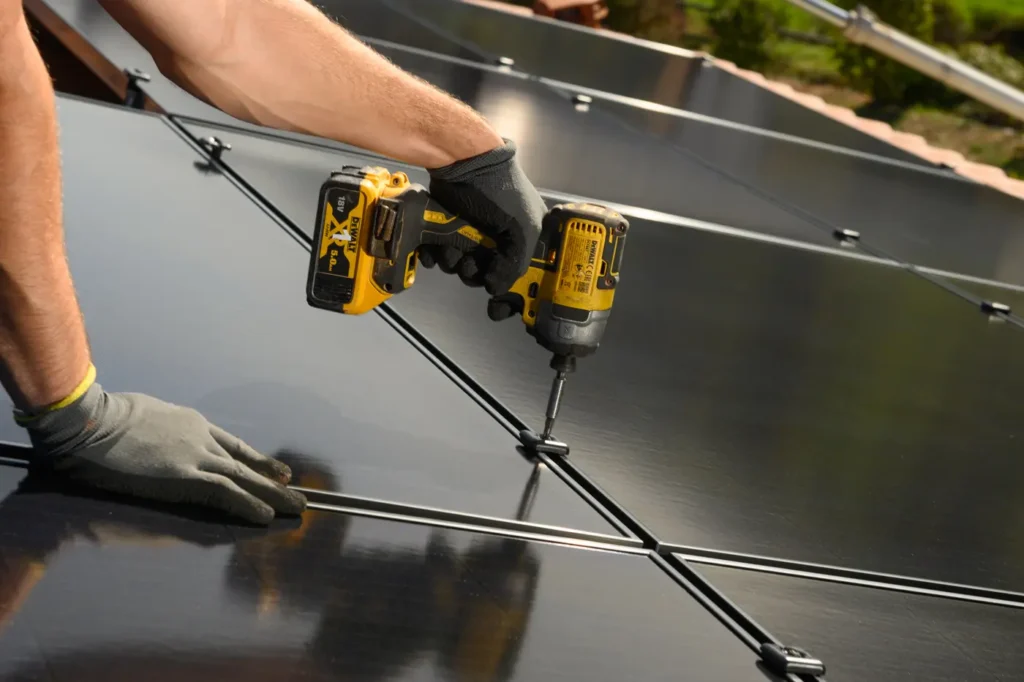 fixation panneau solaire